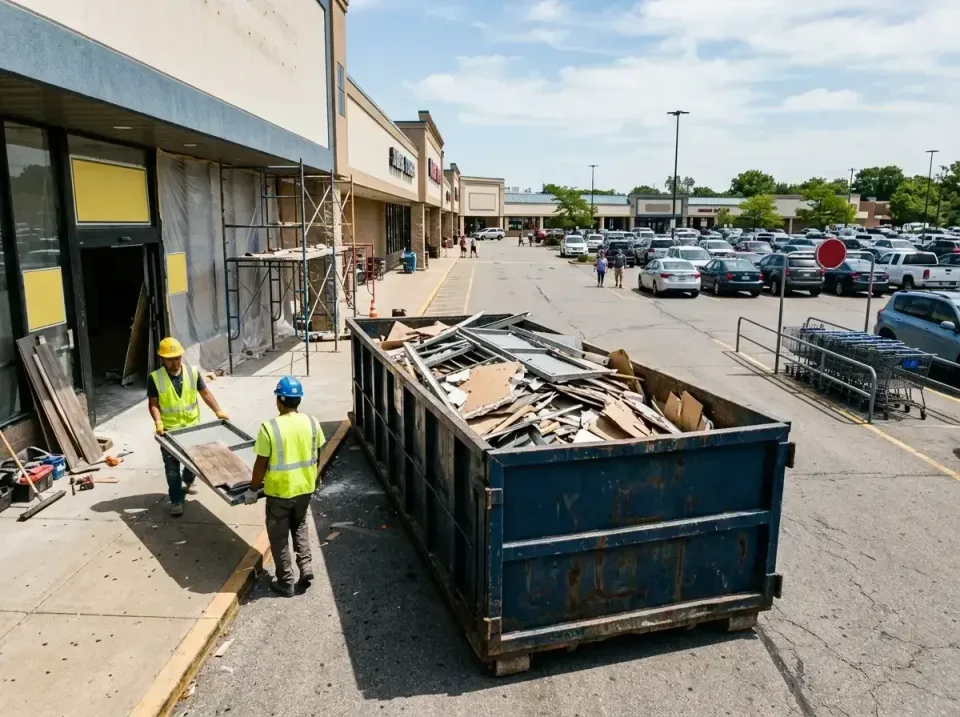 retail-store-renovation-debris-003 — frequently asked questions, Roll-off Dumpster Rentals in Tuckahoe, VA